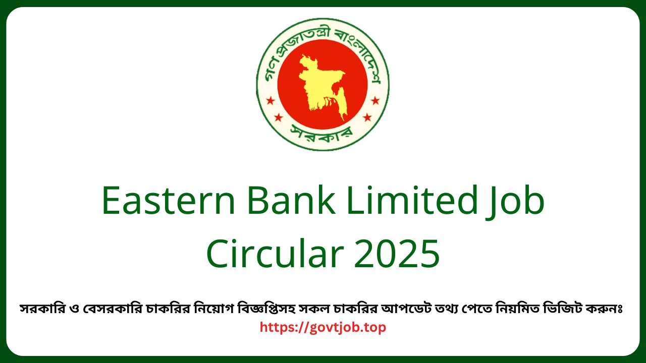 Eastern Bank Limited Job Circular 2025